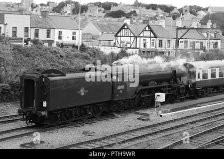 The Flying Scotsman, Holyhead, North Wales Stock Photo