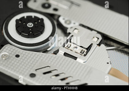 laptop cd / dvd reader writer Stock Photo