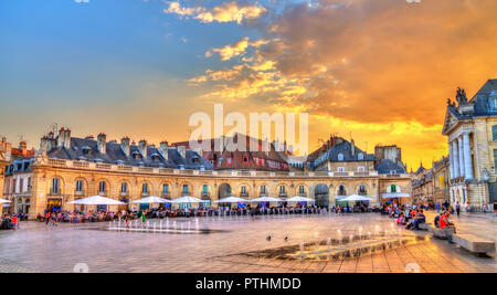 Building in front of the Ducal Palace in Dijon, France Stock Photo