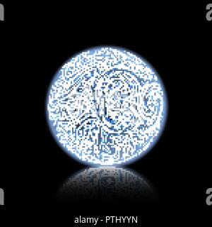 Abstract Glass Sphere Vector Stock Vector