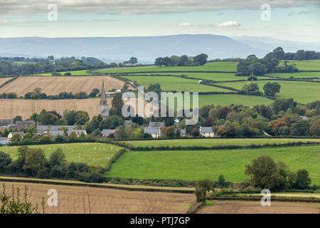 The Village Of Trellech In South Wales Stock Photo - Alamy