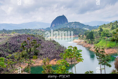 EL PENÑON DE GUATAPÉ - ANTIOQUIA - COLOMBIA Stock Photo