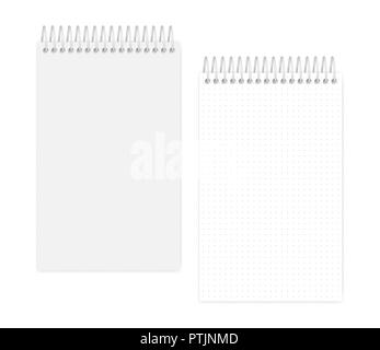 Dot Grid Sketchbook Mockup Stock Template