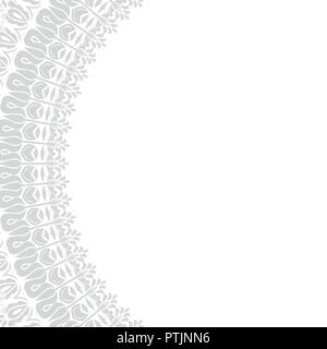 Floral Vector Fine Frame Stock Vector