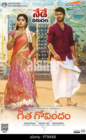 GEETHA GOVINDAM From Left Vijay Deverakonda Rashmika Mandanna 2018 GEETHA GOVINDAM From Left Vijay Deverakonda Rashmika Mandanna 2018