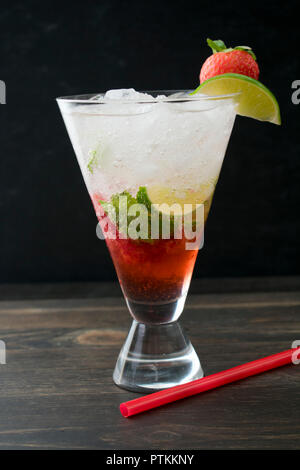 Strawberry Mojito Stock Photo