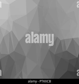 Grey Polygonal Background. Rumpled Triangular Pattern. Low Poly Texture. Origami Style Stock Vector