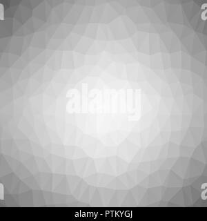 Grey Polygonal Background. Rumpled Triangular Pattern. Low Poly Texture. Origami Style Stock Vector