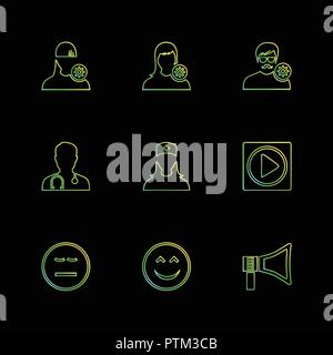 avtar , user , profile , avatar , emoji , emoticon , face , profile , picture , man , woman , ladies , gents , male , female , boy , girl , icon, vect Stock Vector