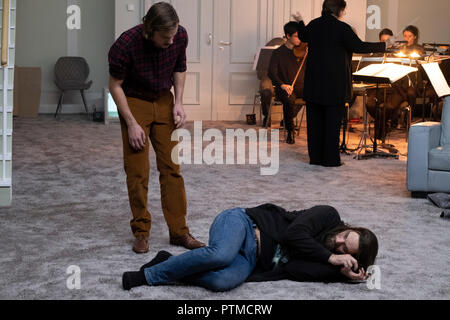 Rehearsal in 'Staats Oper  Usher' music by Claude Debussy (Photo by Saikat Paul / Pacific Press) (Photo by Beata Siewicz / Pacific Press) Stock Photo