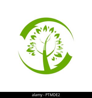 Family Tree Logo template vector icon illustration design Stock Vector