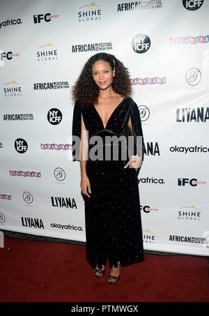 New York, NY, USA. 9th Oct, 2018. Thandie Newton at arrivals for LIYANA New York Premiere, IFC Center, New York, NY October 9, 2018. Credit: Eli Winston/Everett Collection/Alamy Live News Stock Photo