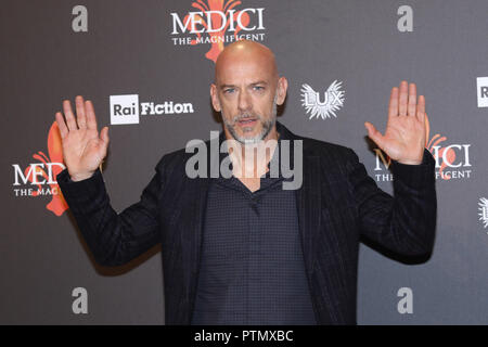 Florence, Palazzo Medici Riccardi, photocall tv series 'Medici - The Magnificent'. In the picture: Filippo Nigro Stock Photo