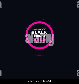 Beautiful black Friday background. advertising sales in stores and on the site. vector illustration. Black Friday Sale abstract background. Vector banners. Stock Vector