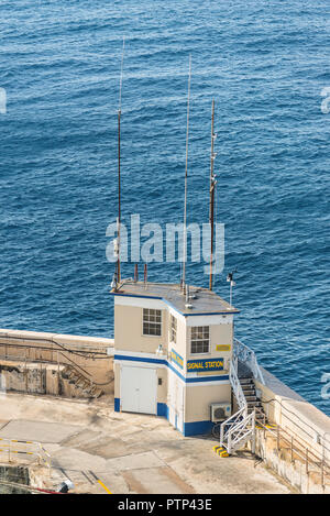 Bridgetown, Barbados - December 18, 2016: The Signal Station in Port of Bridgetown, Barbados, West Indies, Caribbean. One of several signal stations i Stock Photo