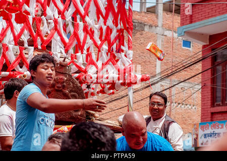 Chandeshwori Jatra, Banepa, Kavre Stock Photo