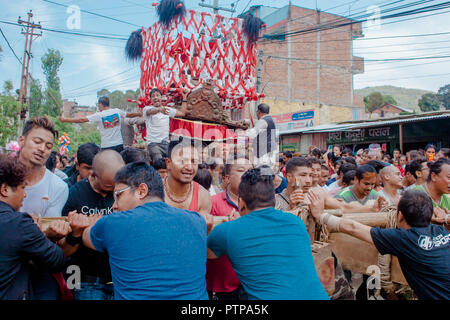 Chandeshwori Jatra, Banepa, Kavre Stock Photo