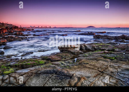 Sunrise at Point Cartwright Mooloolaba Stock Photo