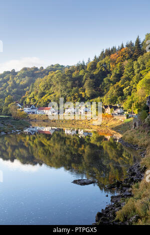 Tintern in the Wye valley. Stock Photo