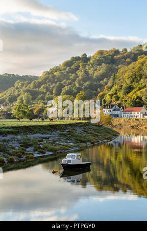 Tintern in the Wye valley. Stock Photo