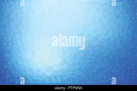 Abstract Colorful Low poly Vector Background with cool gradient futuristic pattern. Stock Vector