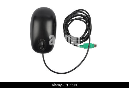 Computer mouse on white background Stock Photo
