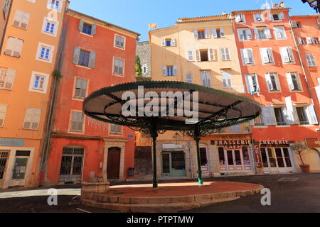 Place de la Poissonnerie; Grasse,Alpes Maritimes, 06, PACA, France Stock Photo