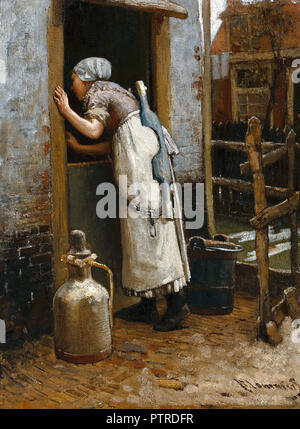 Blommers  Bernardus Johannes - the Milk Maid Stock Photo