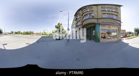 360° view of Jugoslavskych Partyzanu ulice O - Alamy