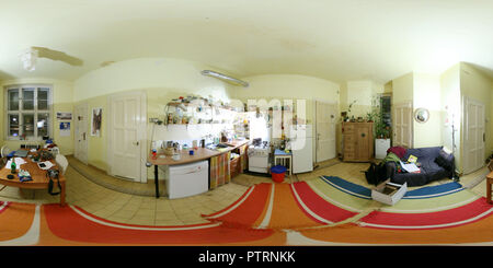 360 degree panoramic view of My Kitchen with Samyang Fisheye