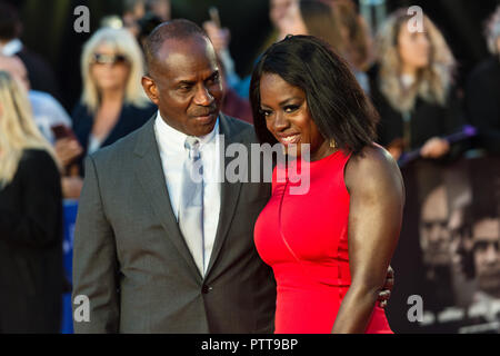 London, UK. 10th October 2018. attends the European film premiere of 'Widows' at Cineworld, Leicester Square during the 62nd BFI London Film Festival Opening Night Gala. Credit: Wiktor Szymanowicz/Alamy Live News Stock Photo