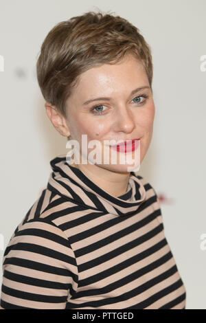 Cologne, Deutschland. 09th Oct, 2018. Nadja FELK, actress, film premiere 'So much time' at Film Festival Cologne in Koeln, 09.10.2018. | Usage worldwide Credit: dpa/Alamy Live News Stock Photo