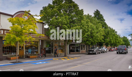 MERRITT, BRITISH COLUMBIA, CANADA - JUNE 2018: The historic Coldwater ...