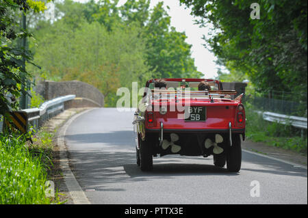 Amphicar - 1960s British amphibious car on land and water Stock Photo