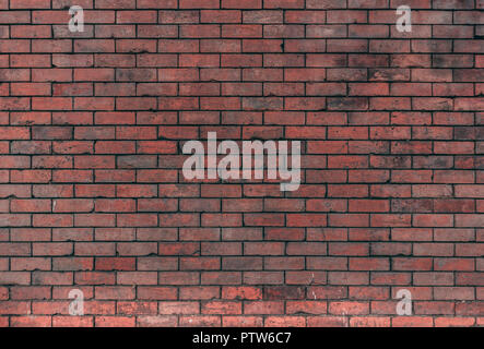 Pared de ladrillo rojo Stock Photo