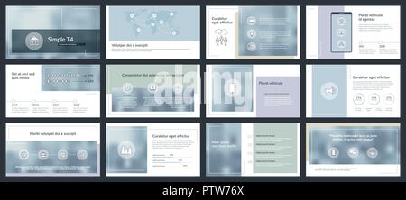 Elements of infographics for presentations templates. Annual report, leaflet, book cover design. Brochure layout, flyer template design. Corporate rep Stock Vector