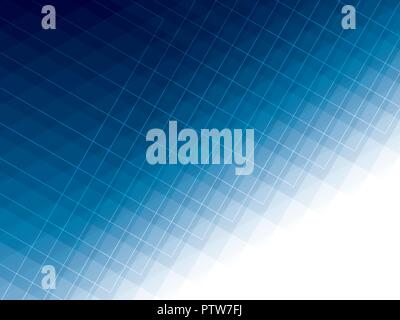 Abstract geometric blue background. Triangles and rectangles pattern. Modern style mosaic banner. Background abstract or vector background. Stock Vector