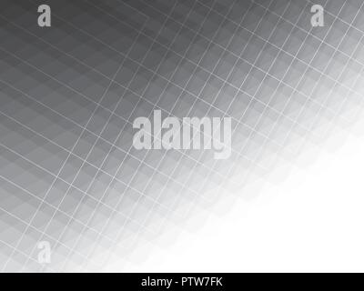 Abstract geometric gray background. Triangles and rectangles pattern. Modern style mosaic banner. Stock Vector