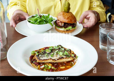 London England,UK,Southwark,Bankside,Tate/Modern,contemporary art museum gallery,interior inside,restaurant restaurants food dining cafe cafes,dining, Stock Photo