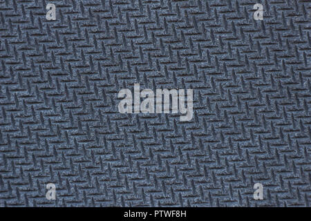 Texture of a textured rubber computer mouse pad, macro photography, texture of black rubber, black Stock Photo