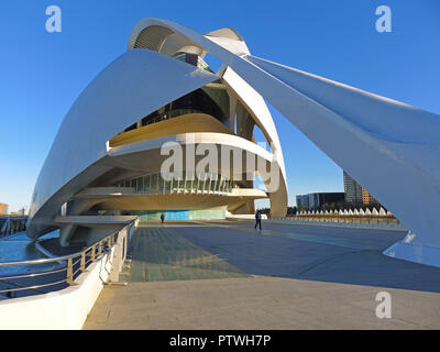 City of Arts and Sciences by Santiago Calavatra Stock Photo