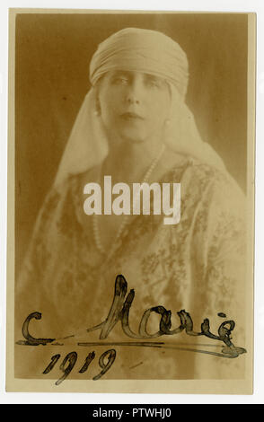Marie of Romania, 1919 Stock Photo