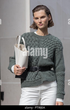 Model Giedre Dukauskaite after Victoria Beckham Stock Photo