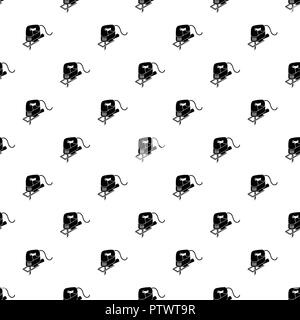 Corded jig saw pattern vector seamless Stock Vector