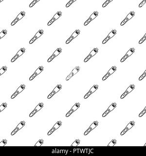 Electric hair clipper pattern vector seamless Stock Vector