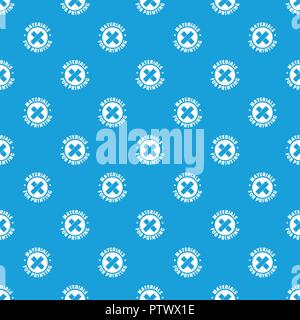 Materials for printing pattern vector seamless blue Stock Vector