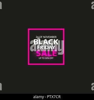 Beautiful black Friday background. advertising sales in stores and on the site. vector illustration. Black Friday Sale abstract background. Vector banners. Stock Vector