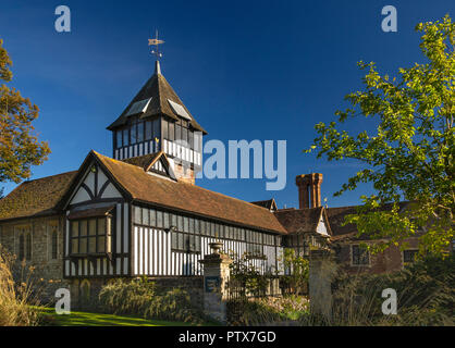 UK, Kent, Maidstone, Town Centre, Brenchley Gardens, Chillington Manor, now Maidstone Museum Stock Photo