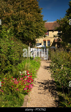 UK, Kent, Maidstone, Sandling, Lock Lane, Kent Life open-air museum and heritage farm park, Vegetable Garden Stock Photo