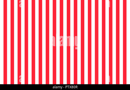 Pattern of vertical, same size black and white stripes with copy space, seamless design of symmetrical lines forming pleasing, optical pattern Stock Photo